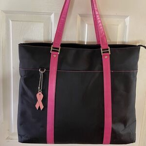 Mobile Edge versatile micro fiber  black and pink notebook / Tote .